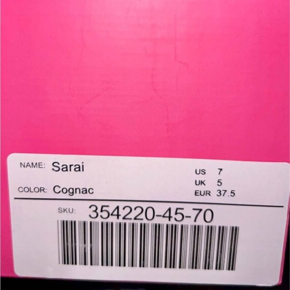 Brandnew JUSTFAB high heels. Comes with box. Cognac colour. - Picture 3 of 3